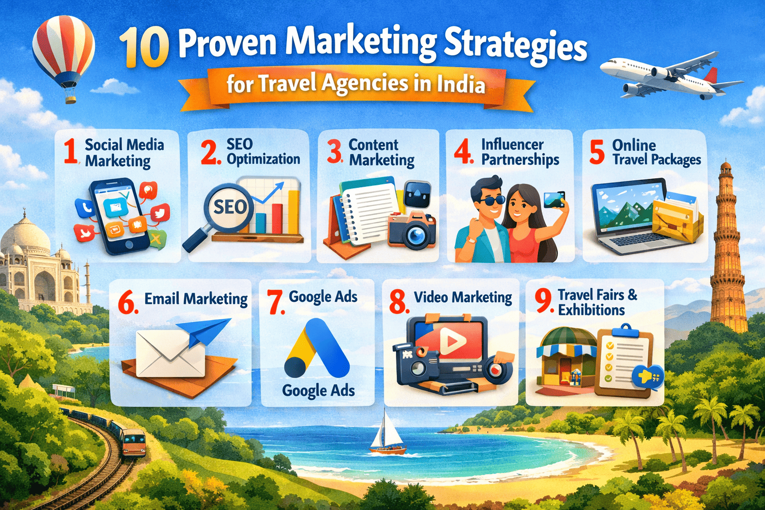 Travel agency marketing strategies India