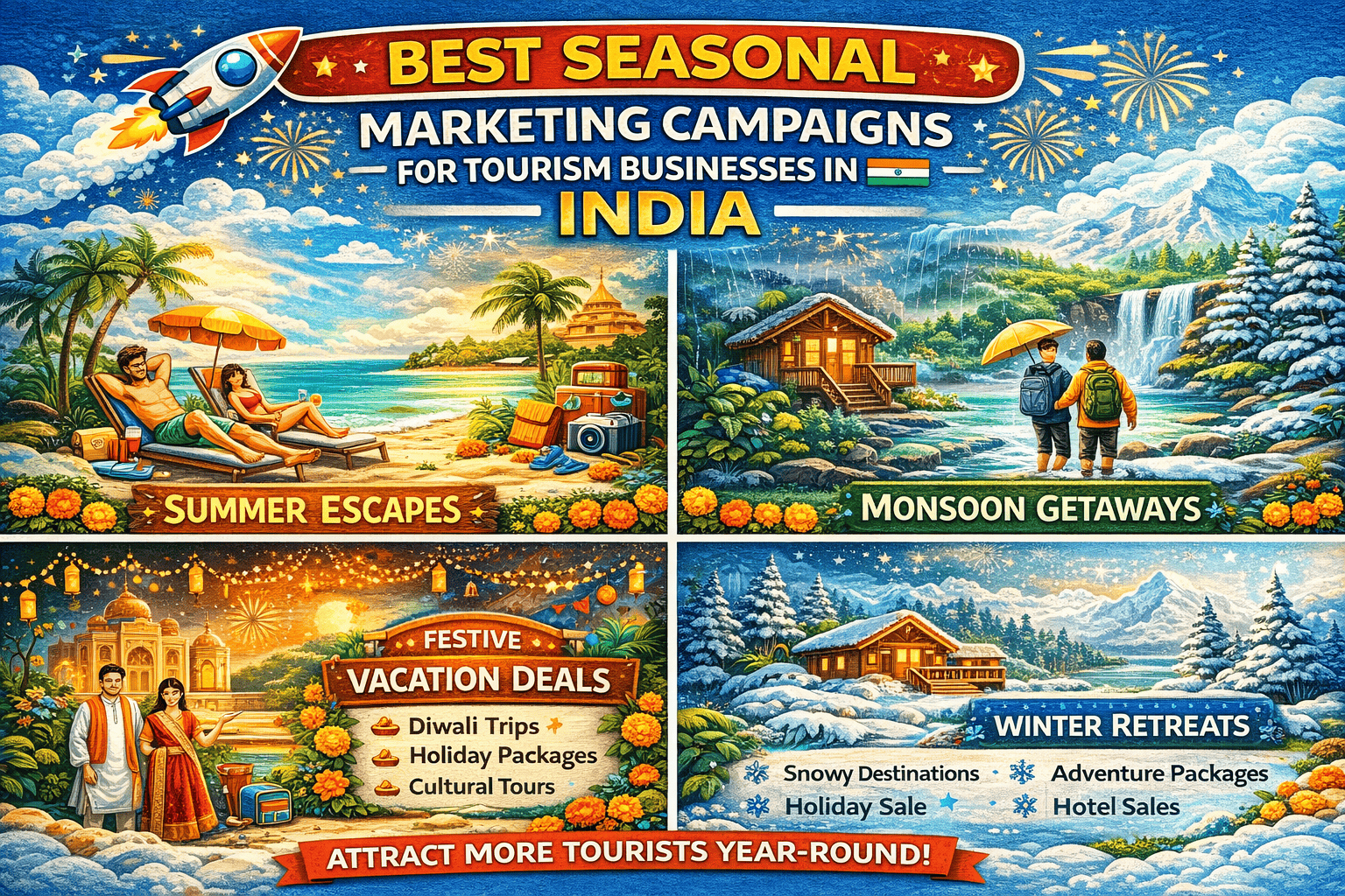 Best Seasonal Marketing Campaigns for Tourism Businesses in India