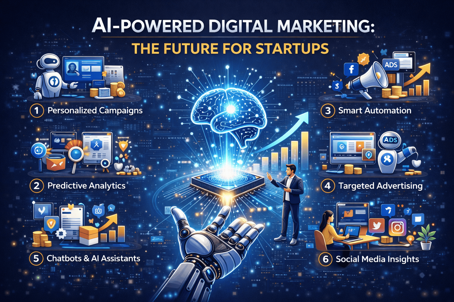 AI-powered digital marketing for startups