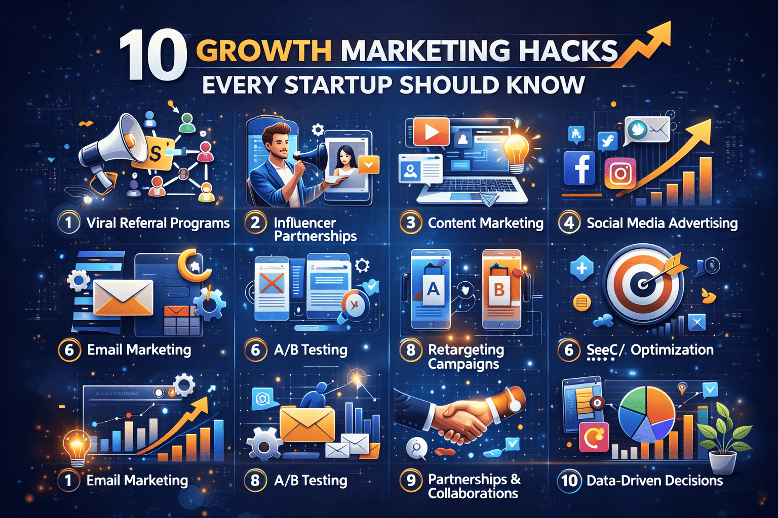 growth marketing hacks for startups