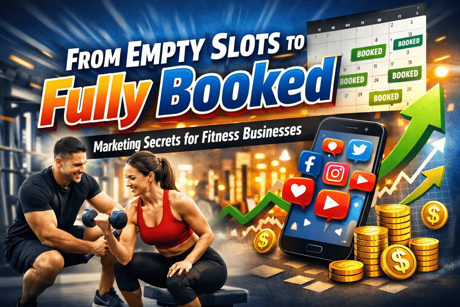 From Empty Slots to Fully Booked: Marketing Secrets for Fitness Businesses