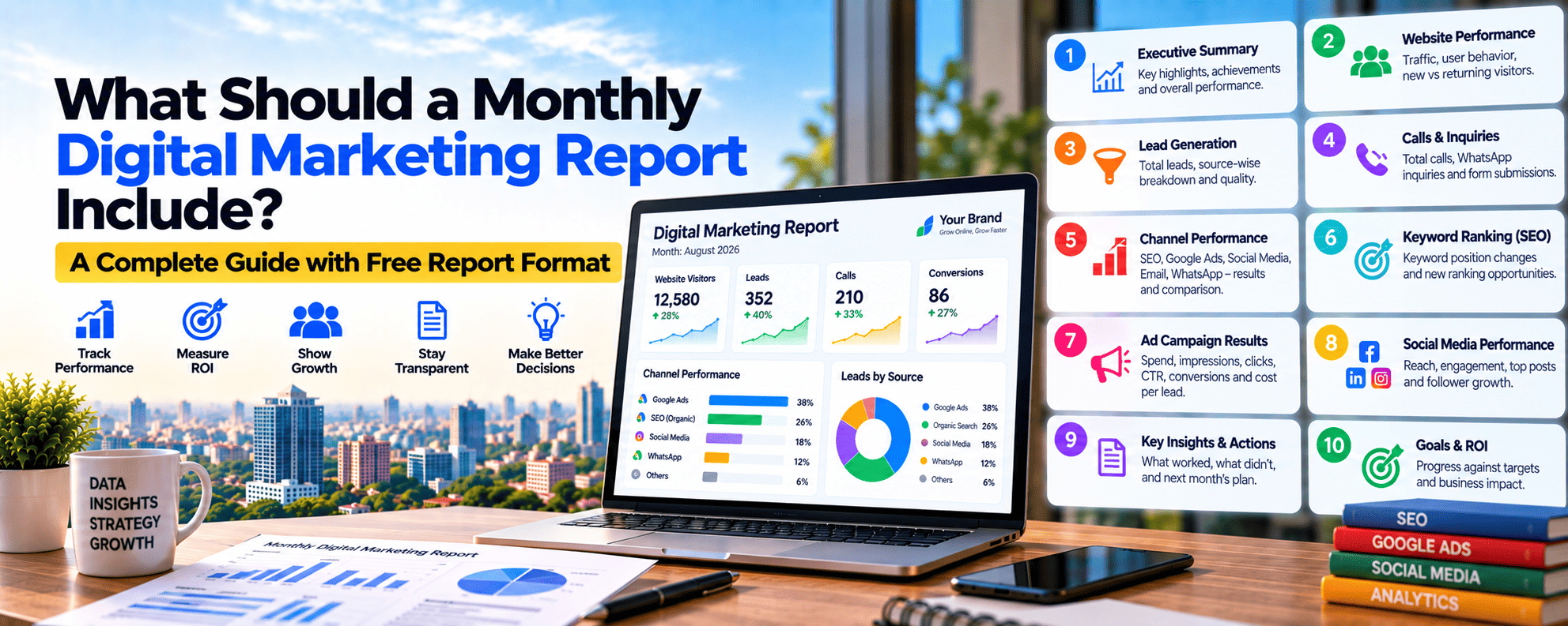 digital marketing report format